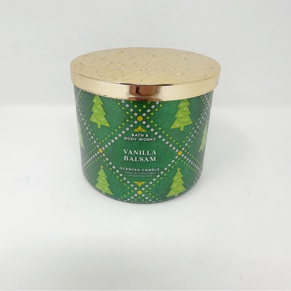 Bath and Body Works Vanilla Balsam 3 Wick Candle - Picture 1 of 3